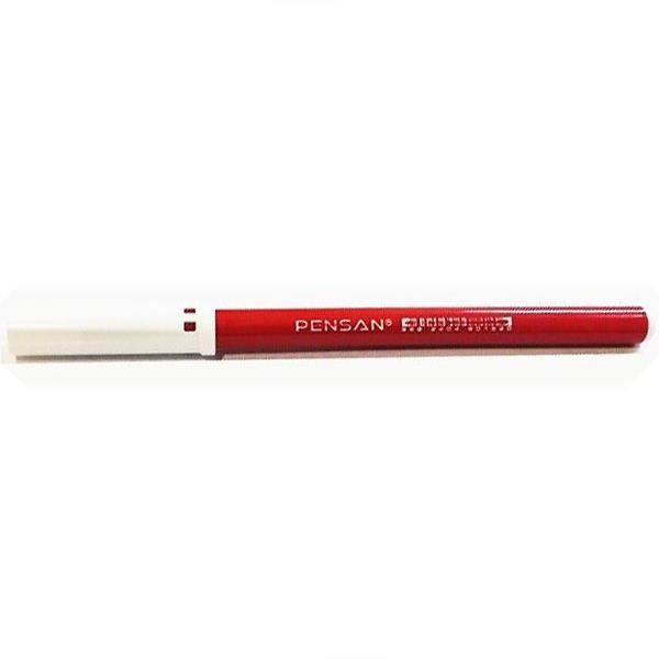 Pensan Keçeli Boya Kalemi Ofis Tipi Kırmızı 3003 10lu Paket