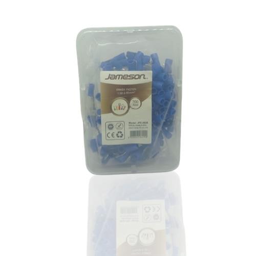 JAMESON JFE-2638 ERKEK FASTON TİP İZOLELİ KABLO UCU (1,5-2,5 MM - MAVİ) (200 ADET )