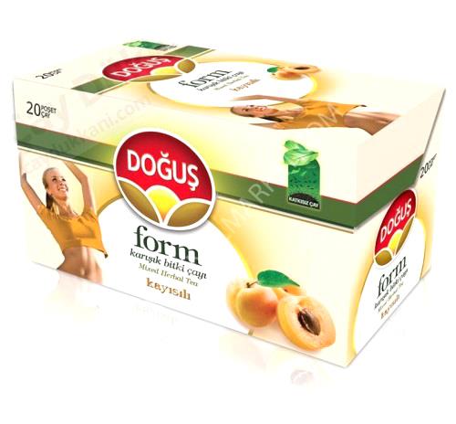 Doğuş Meyve Çayı Form Kayısılı 2 gr 20'li