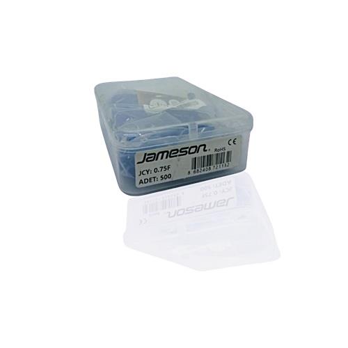 JAMESON JCY-0.75F FRANSIZ NORMU ÇİFT GİRİŞLİ KABLO YÜKSÜĞÜ (2x0,75 MM-MAVİ) (500 ADET )