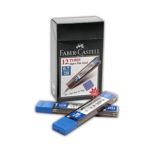 Faber Castell Super Fine 2B 75 mm Kalem Ucu 12 Li 0.7