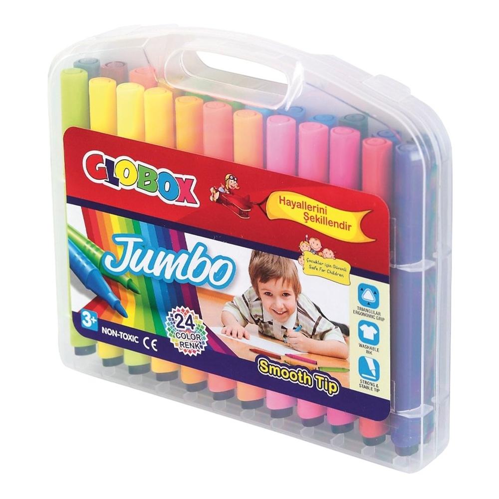 Globox Keçeli Kalem Jumbo Üçgen 24 Lü 1517