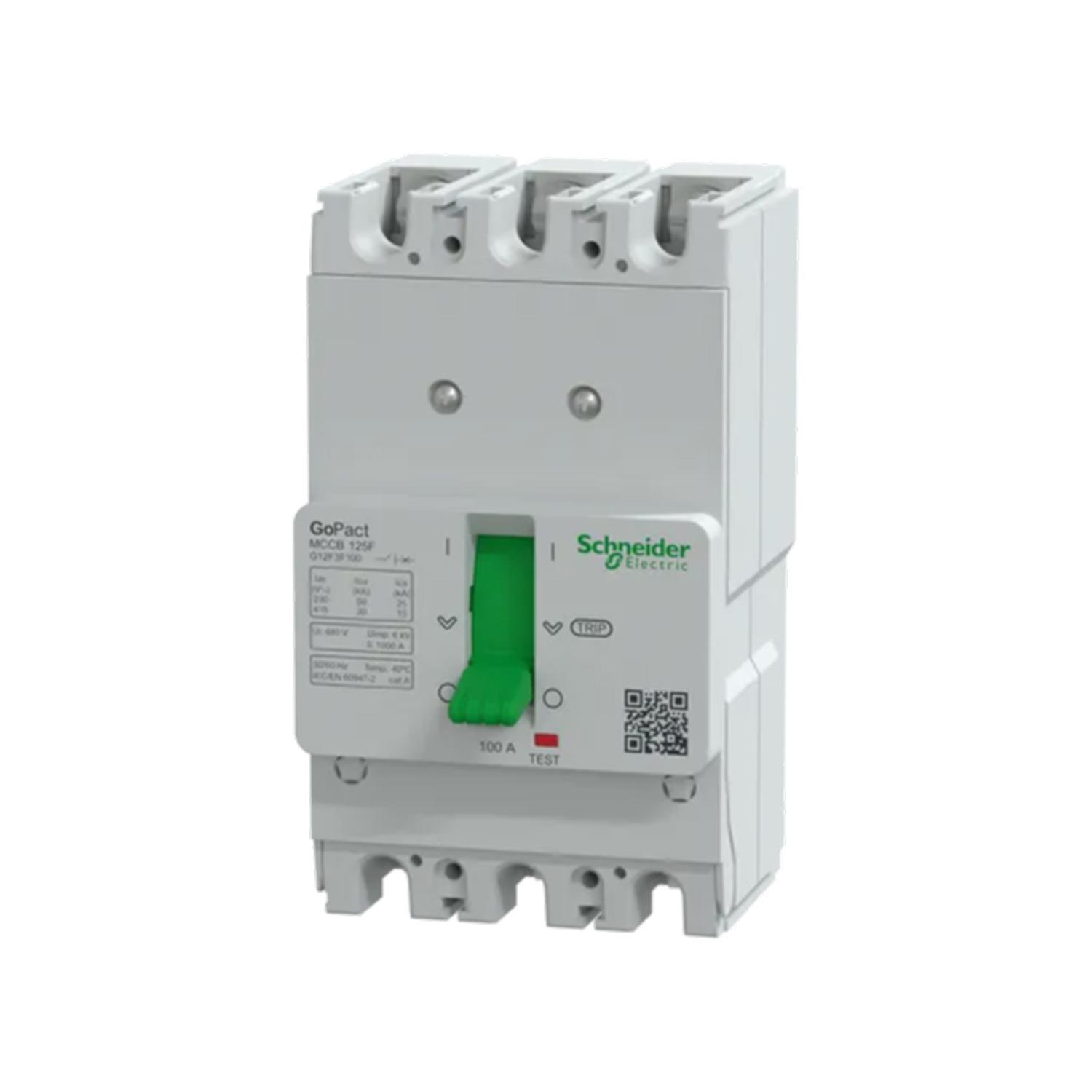 SCHNEIDER GOPACT MCCB G12F3F100 125F 100A 36kA KOMPAKT ŞALTER