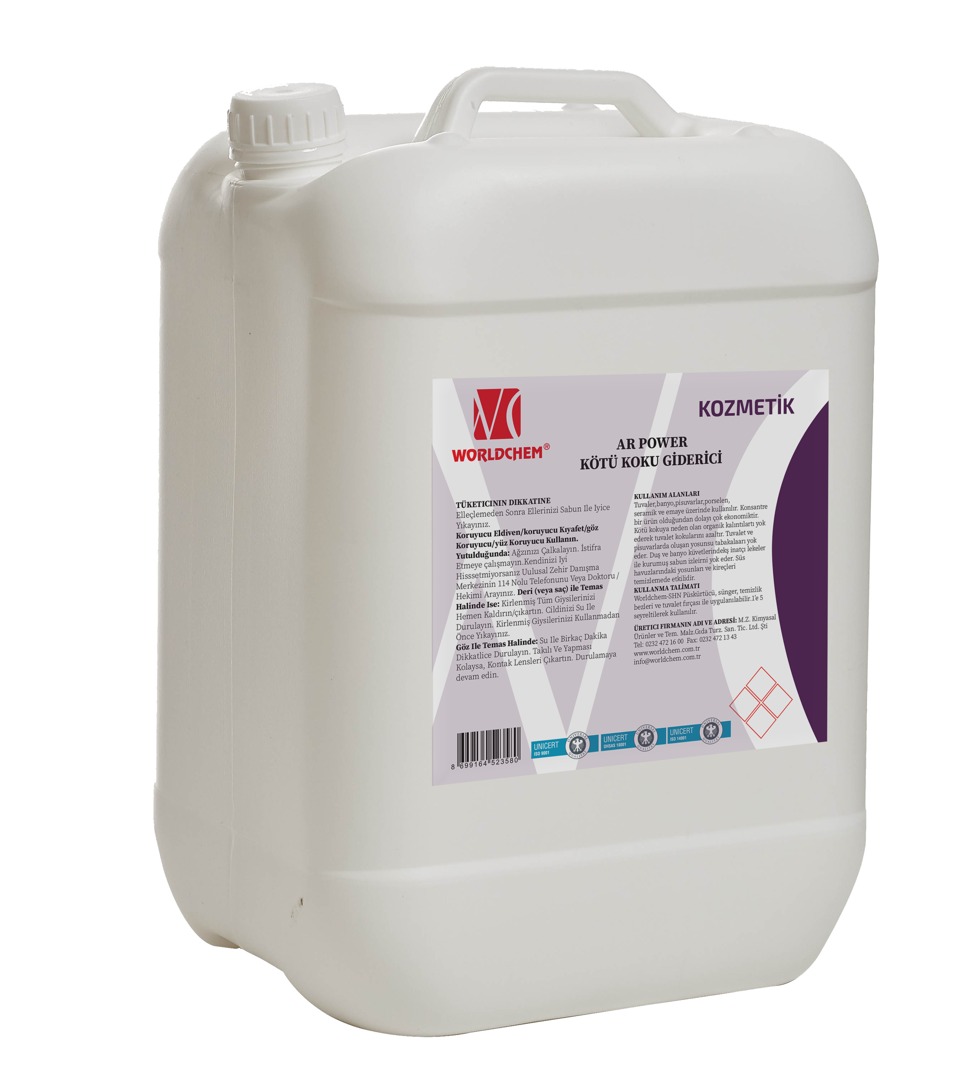 Worldchem Ar Power Kötü Koku Giderici 20 Kg