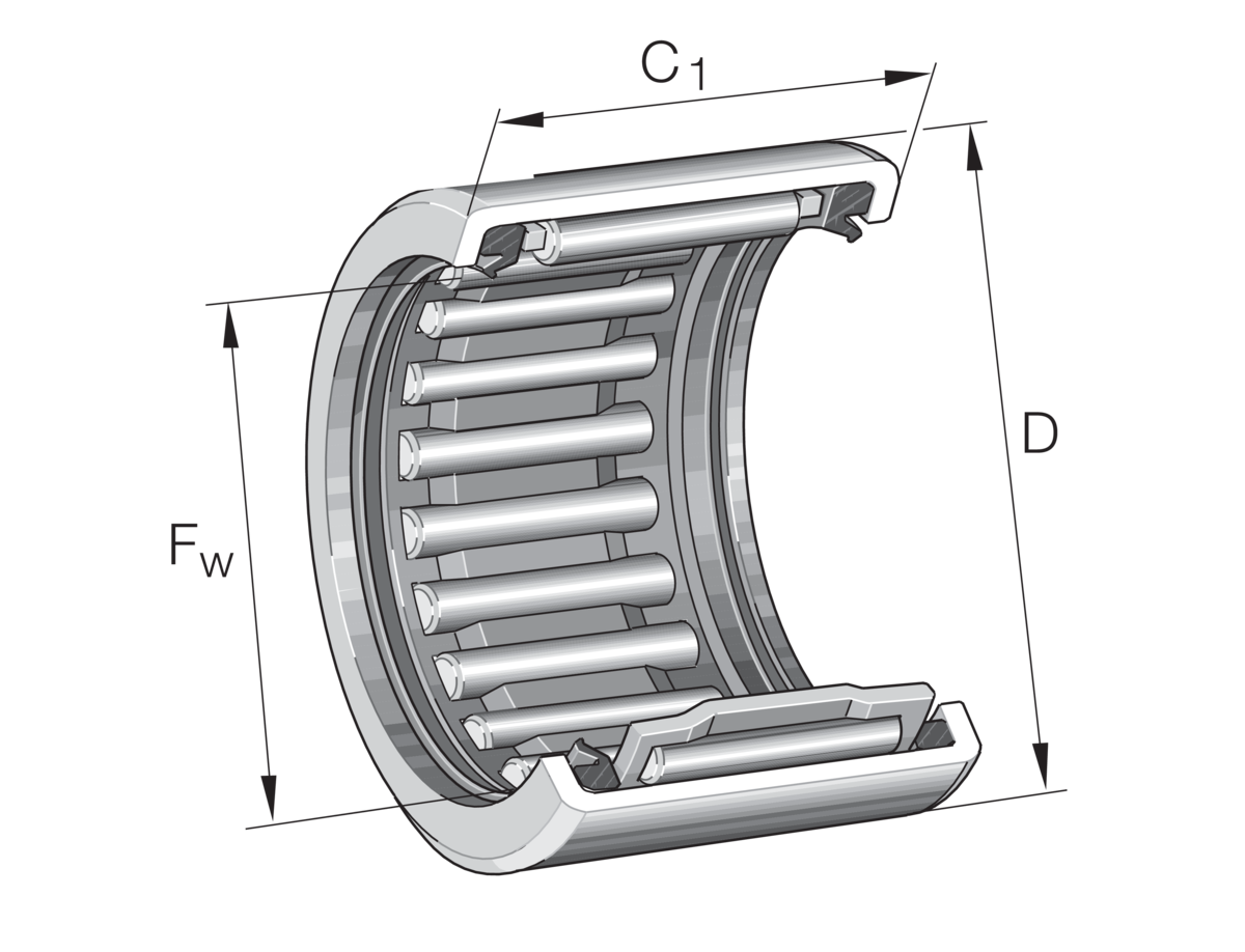 INA HK1014-2RS-FPM-B-L271 RULMAN