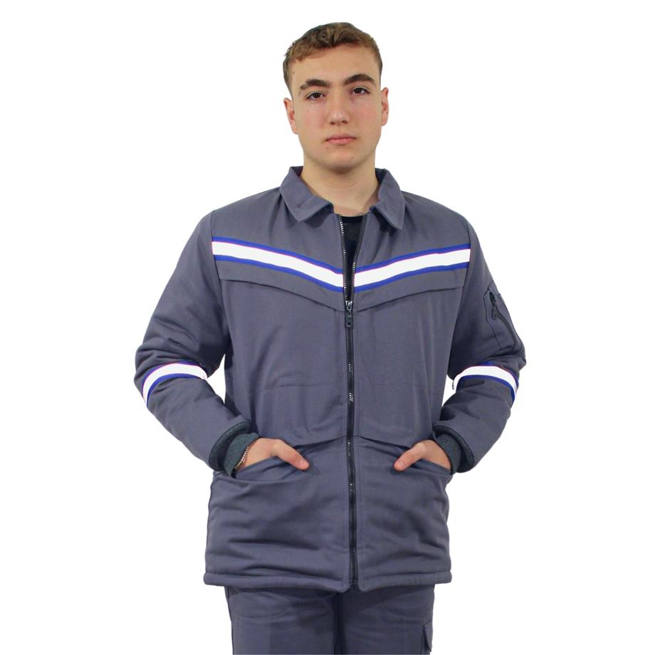 Persmont Hk Anm04K Gri Harman Karışım Anler Gabardin Kışlık Mont