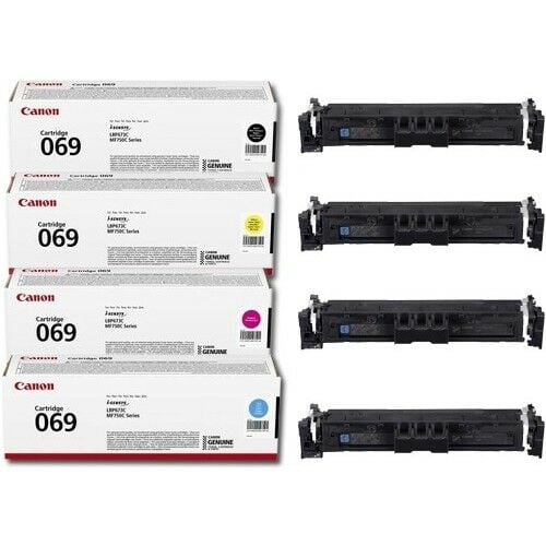 Canon Crg-069 Orjinal 4 Renk Toner Seti - Kutusuz Lbp673Cdw / Mf752Cdw / Mf754Cdw