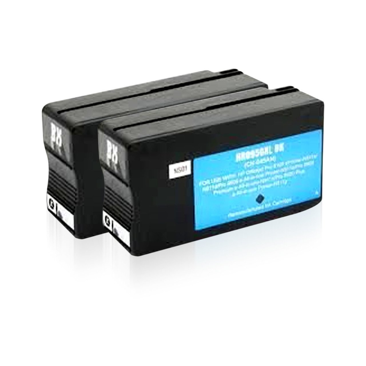 2 Adet HP 950Xl Uyumlu Siyah Kartuş - Pro 8600 Plus/ Pro 251/ Pro 276/ Pro 8100/ 8610/ 8620
