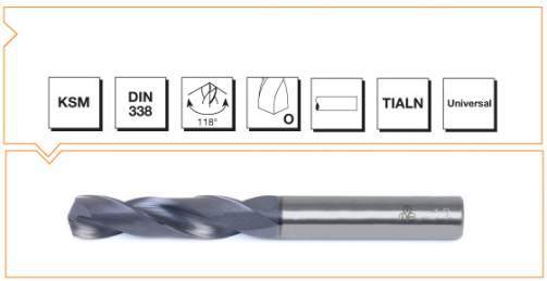 KSM-TIALN DIN 338 MATKAP UCU 8 MM