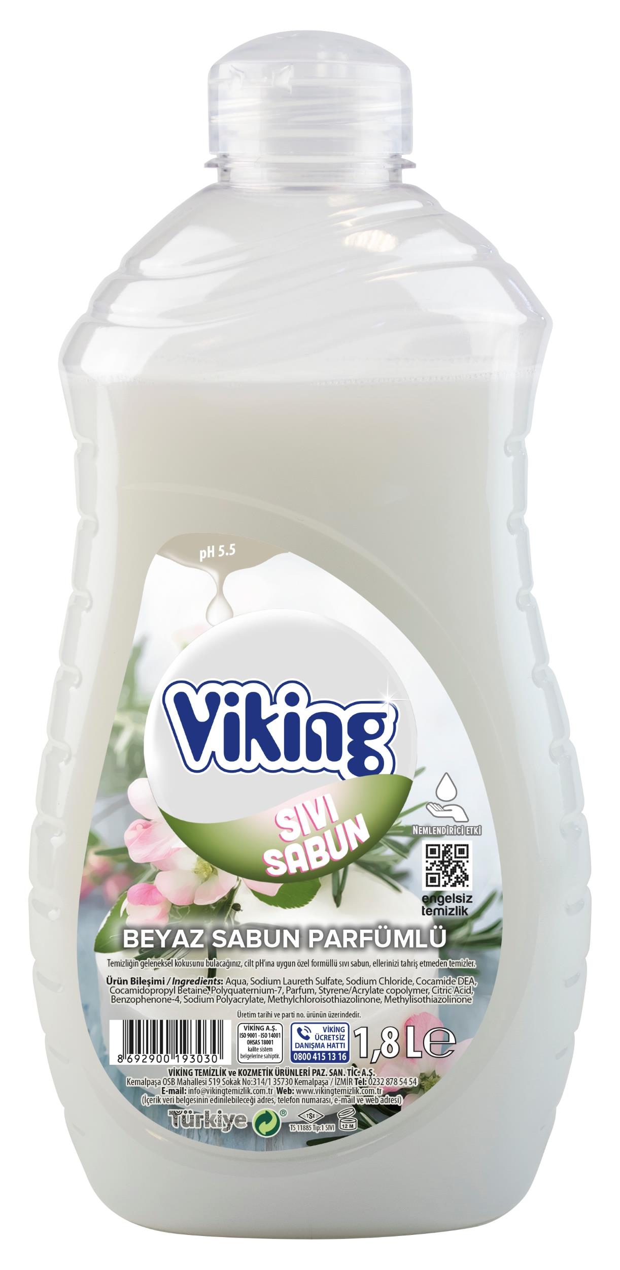 Viking Sıvı Sabun Beyaz Sabun Parfümlü