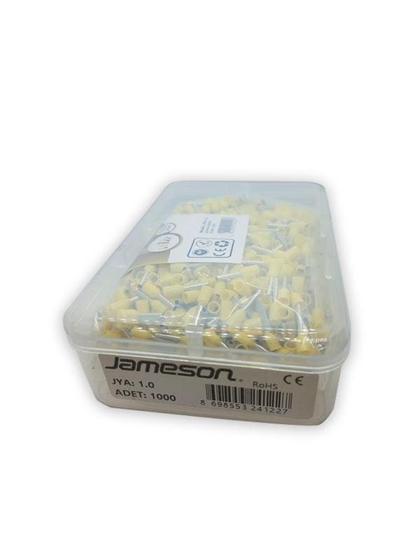 JAMESON JYA-1.0 ALMAN NORMU İZOLELİ KABLO YÜKSÜK (1,0 MM-SARI) (1000 ADET )