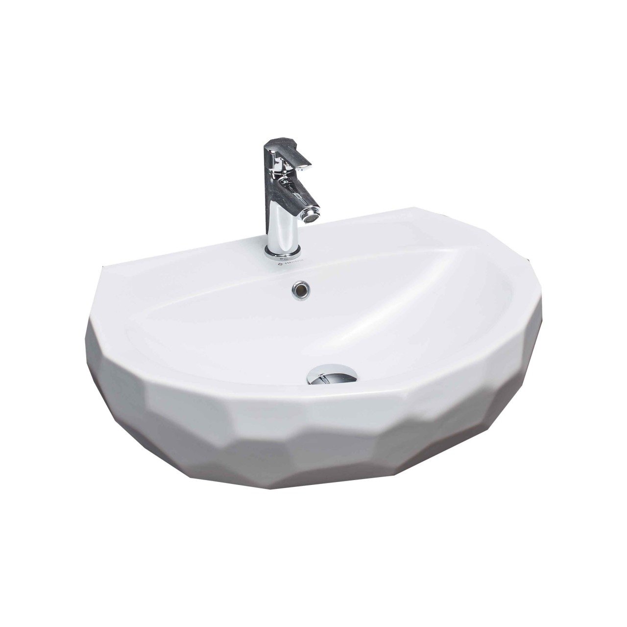 Ege Vitrifiye Diamas Batarya Delikli Lavabo 60 cm