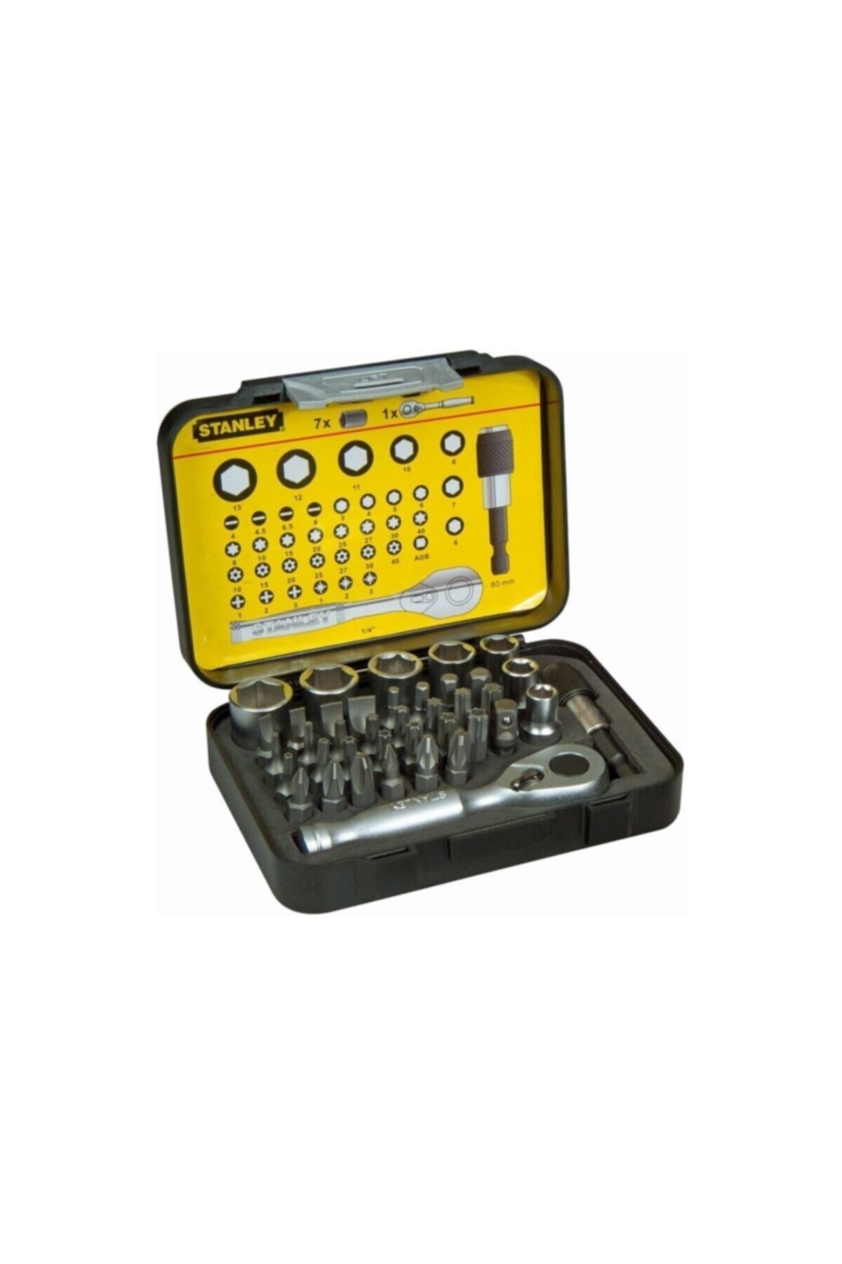 Stanley 1-13-906 Fatmax 39lu 1/4 Bits+lokma Seti Otom.lokma Kollu