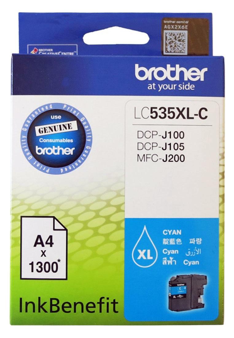 Brother Dcp J105 1.300 Sayfa Mavi Kartuş Lc535Xl C