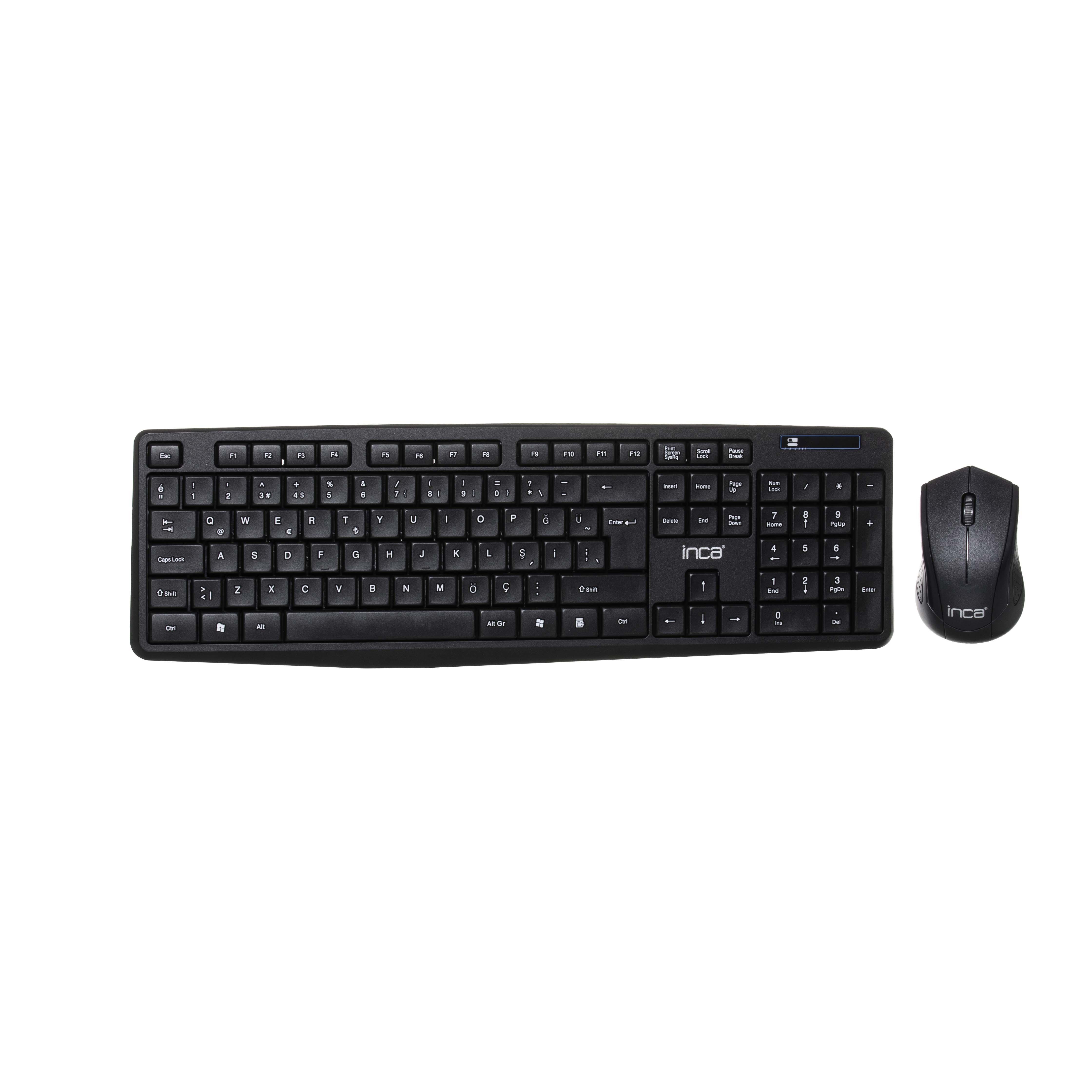 Inca Rechargeable Silent Type-C Klavye&Mouse Set (Şarjlı)