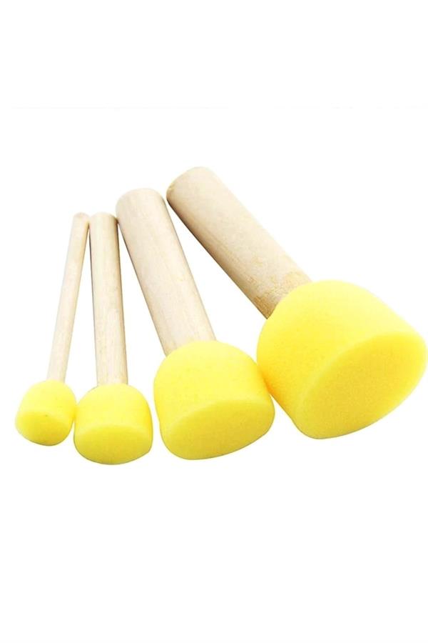 Brons 4'lü Tampon Fırça Seti Kod: BR-676