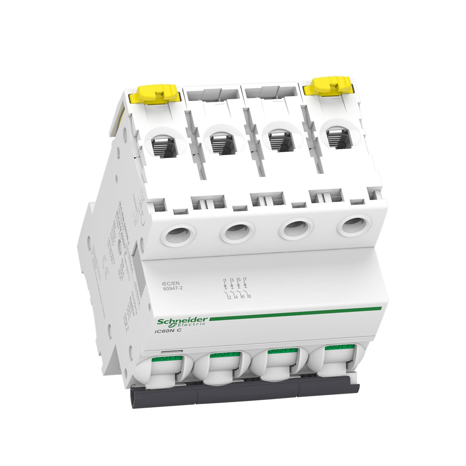 SCHNEIDER ACTi9 iC60N A9F74420 20A SİGORTA (4P, 6kA, C EĞRİSİ)