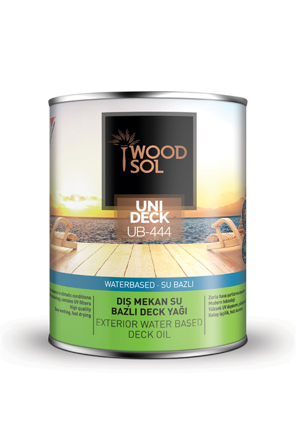 Woodsol Unideck Su Bazlı Ahşap Deck Yağı