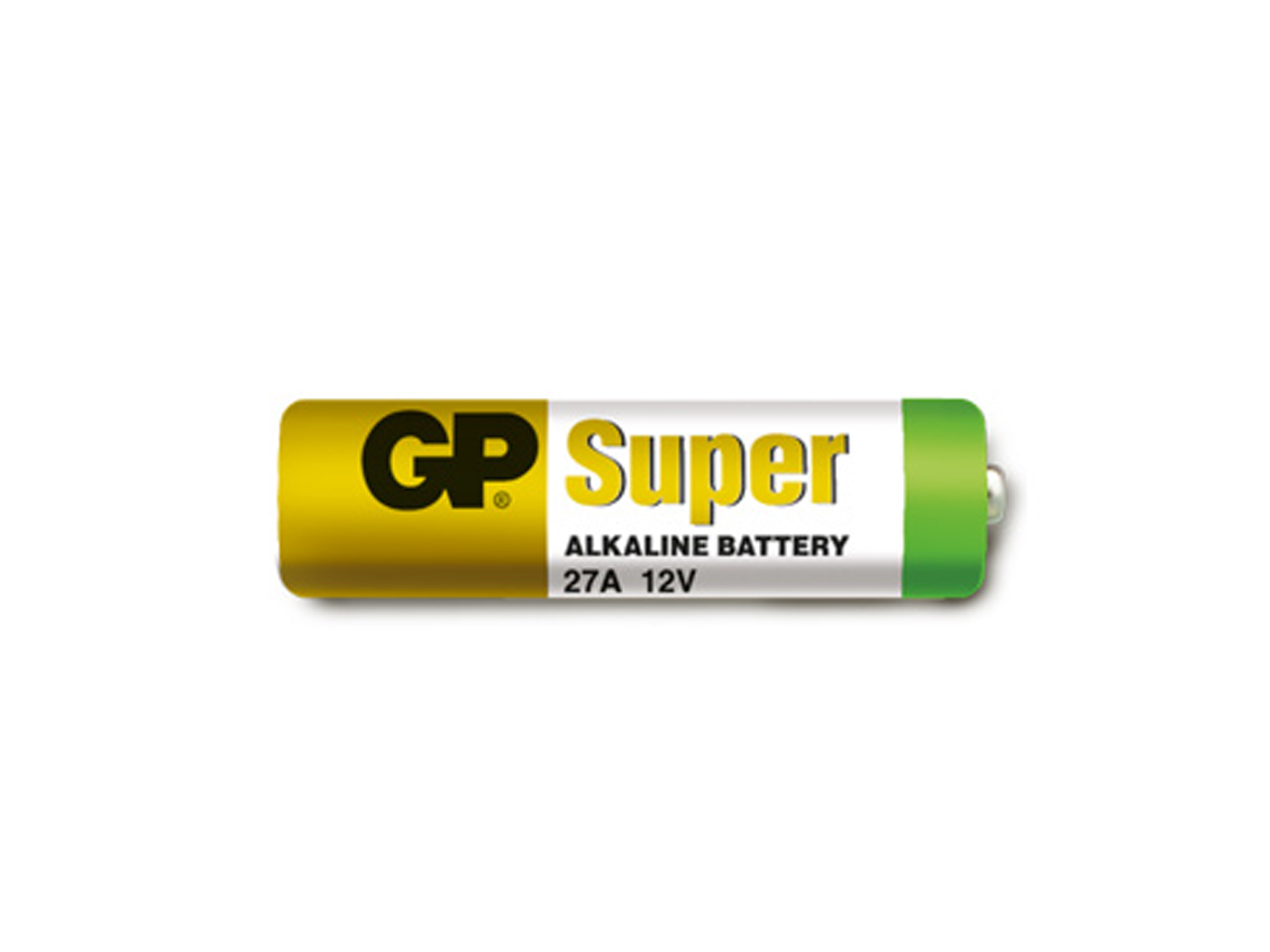 GP Batteries GP27A Süper Alkalin 27A/MN27 Boy Pil, 12 Volt, Tekli Kart