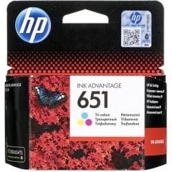 HP 651 C2P11A Renkli Orjinal Kartuş Deskjet 5645 / 5575