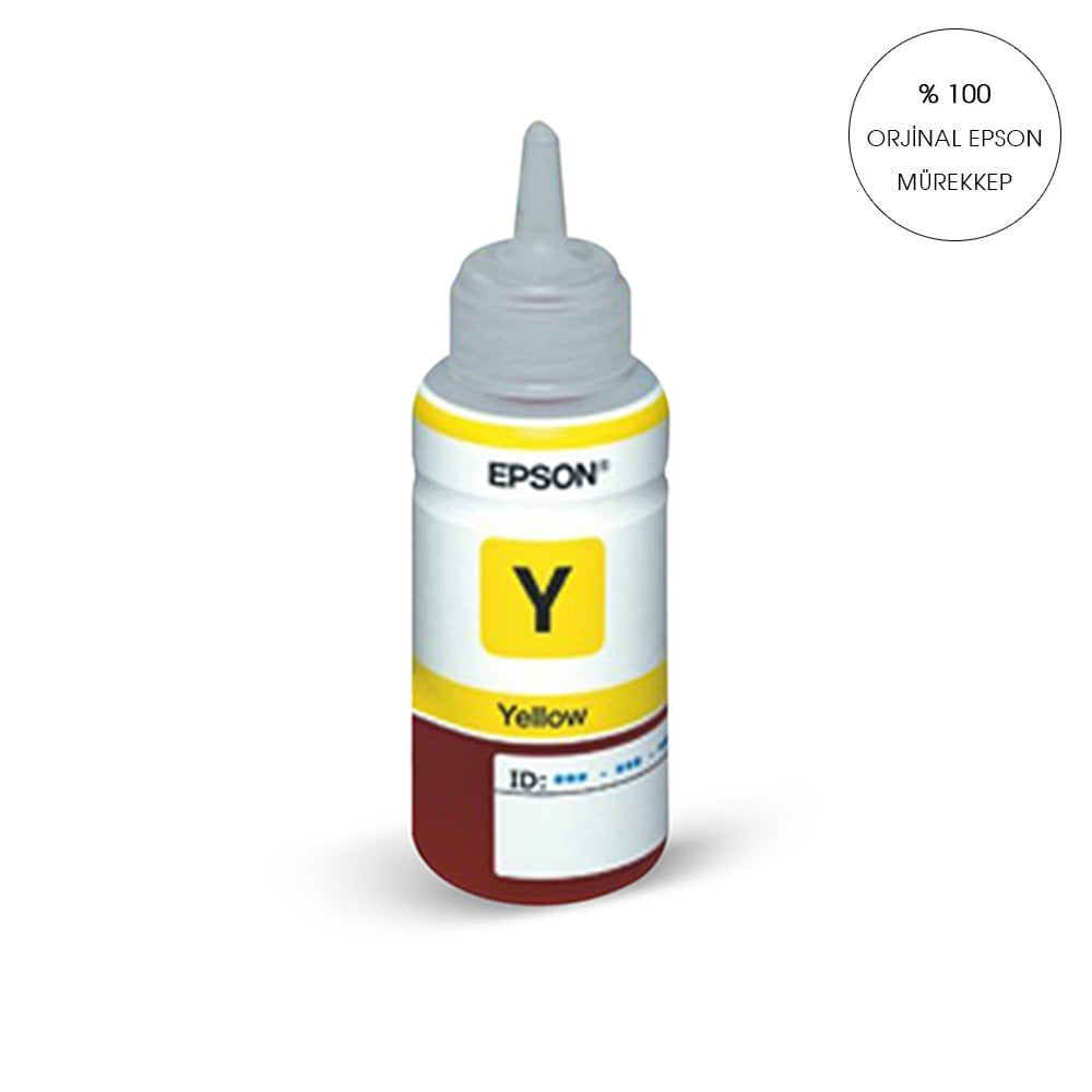 Photoink Sarı Epson L800 / L810 / L850 / L1800 İçin Ve 6 Renkli Tüm Epson Yazıcılar İçin 70 Ml.T6734 Mürekkep
