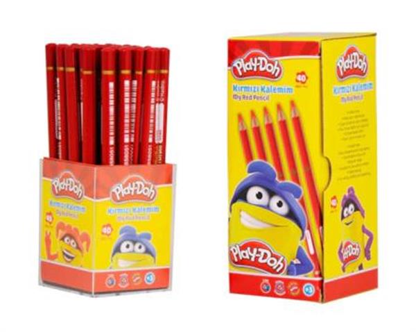 Play-Doh Kırmızı Kalemim 40 Adet 1 Stand