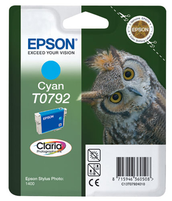 Epson T079240 Stylus Photo 1400 P50 Cyan Kartuş