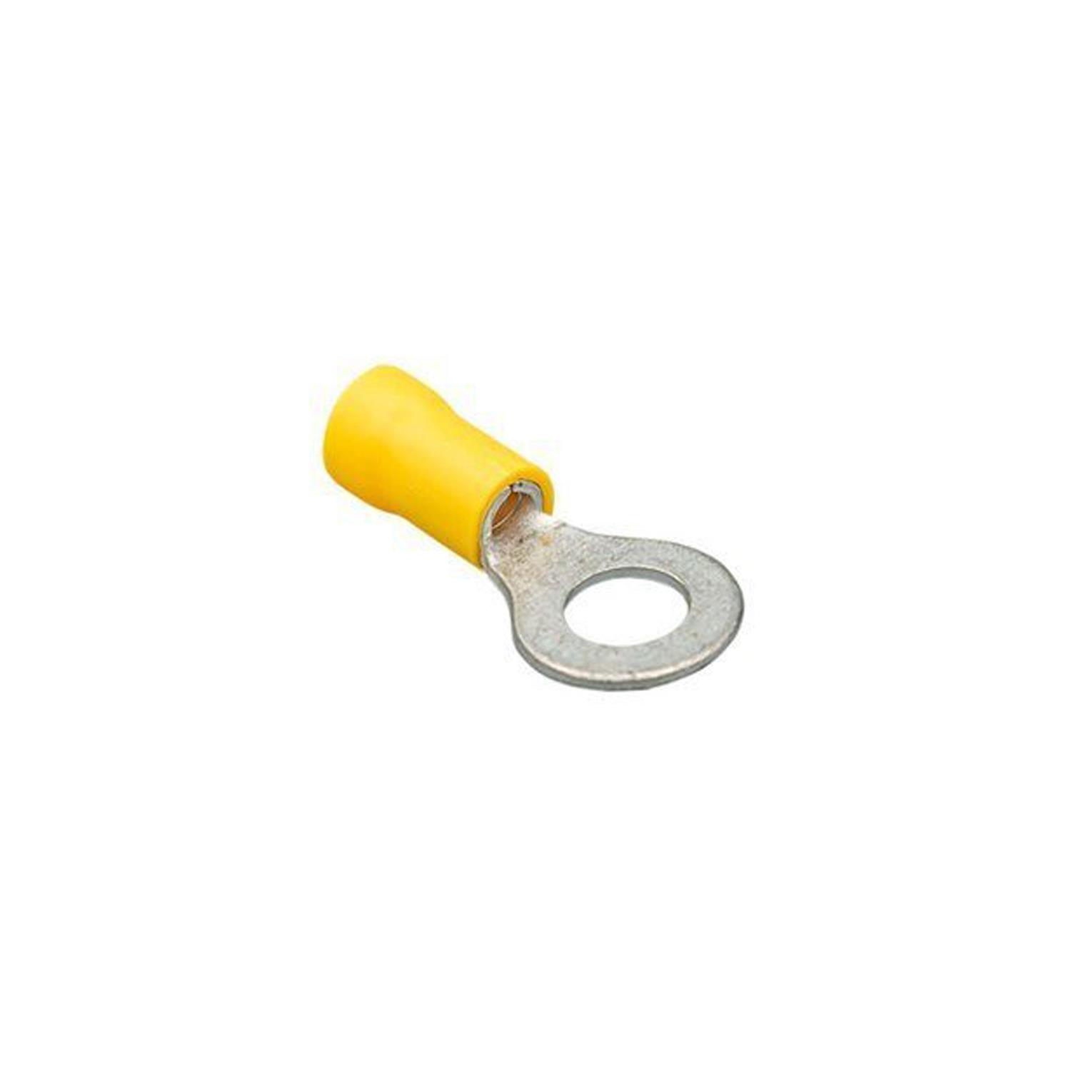 JAMESON JYU-806 M8 YUVARLAK TİP İZOLELİ KABLO UCU (4,00-6,00 MM, SARI) (100 ADET )