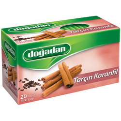 Doğadan Bitki Çayı Tarçın Karanfil 20Li