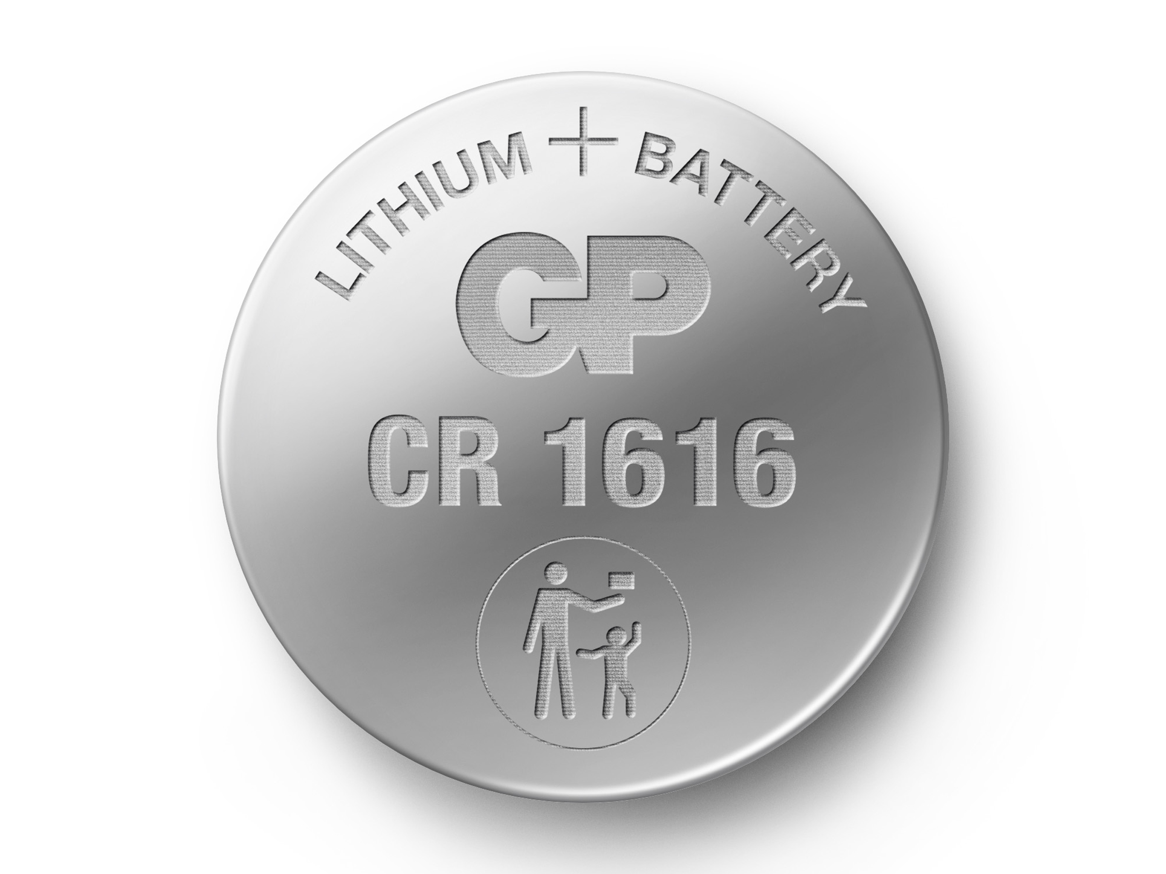 GP Batteries CR1616 1616 Boy Lityum Düğme Pil, 3 Volt, Tekli Kart
