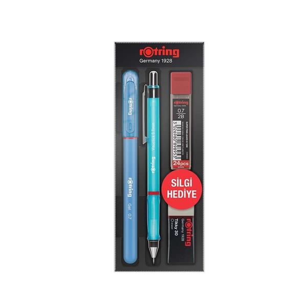 Rotring Visuclick + Jel Okul Seti- 0.7 Mavi