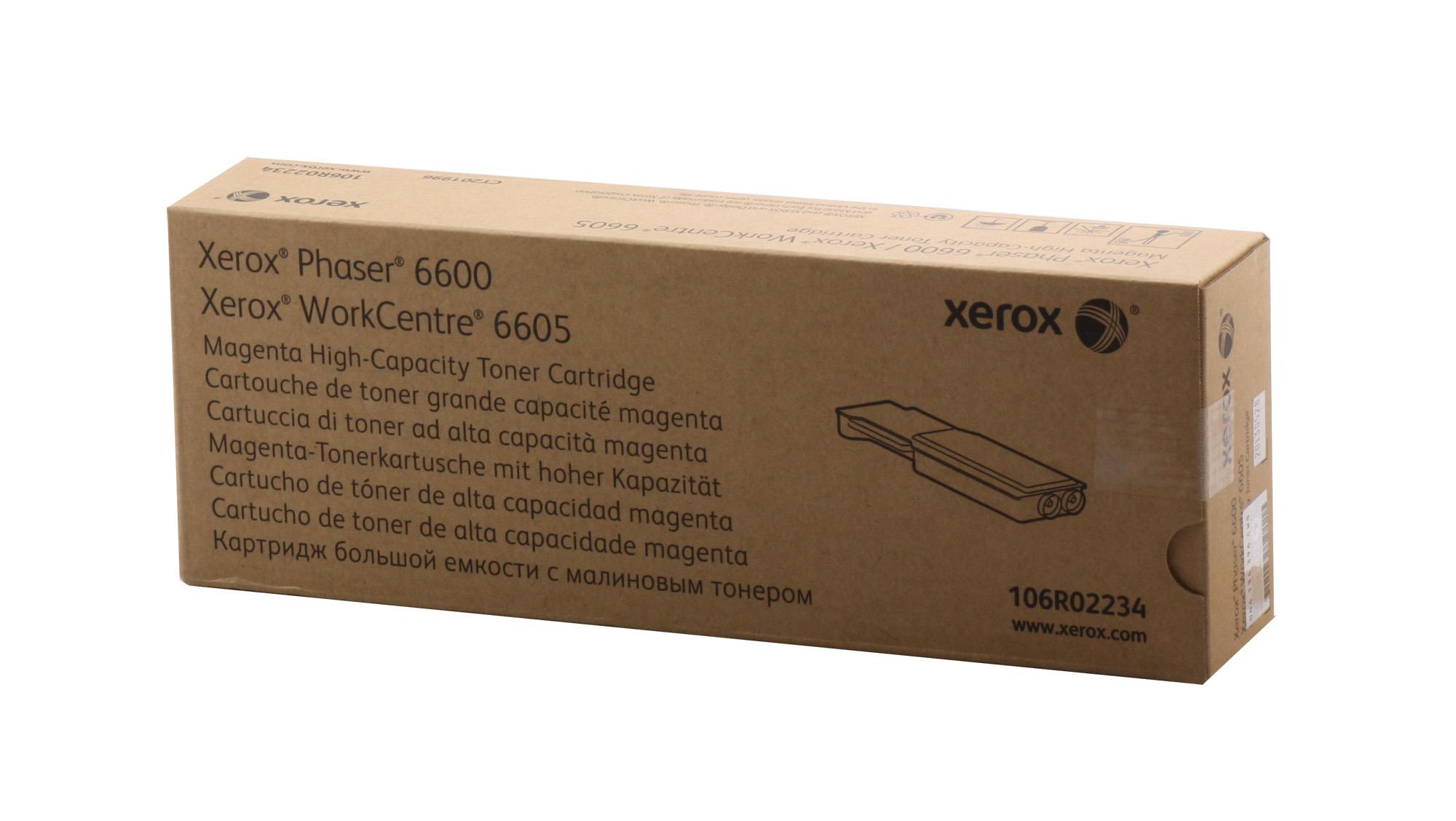 Xerox 106R02234 Phaser 6600 6605 Yüksek Kapasite Magenta Kırmızı Toner