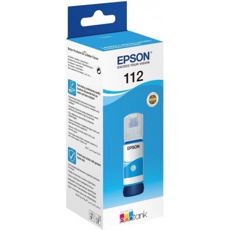 Epson 115 Cyan Mavi Şişe Mürekkep T07D24A L8160 L8180