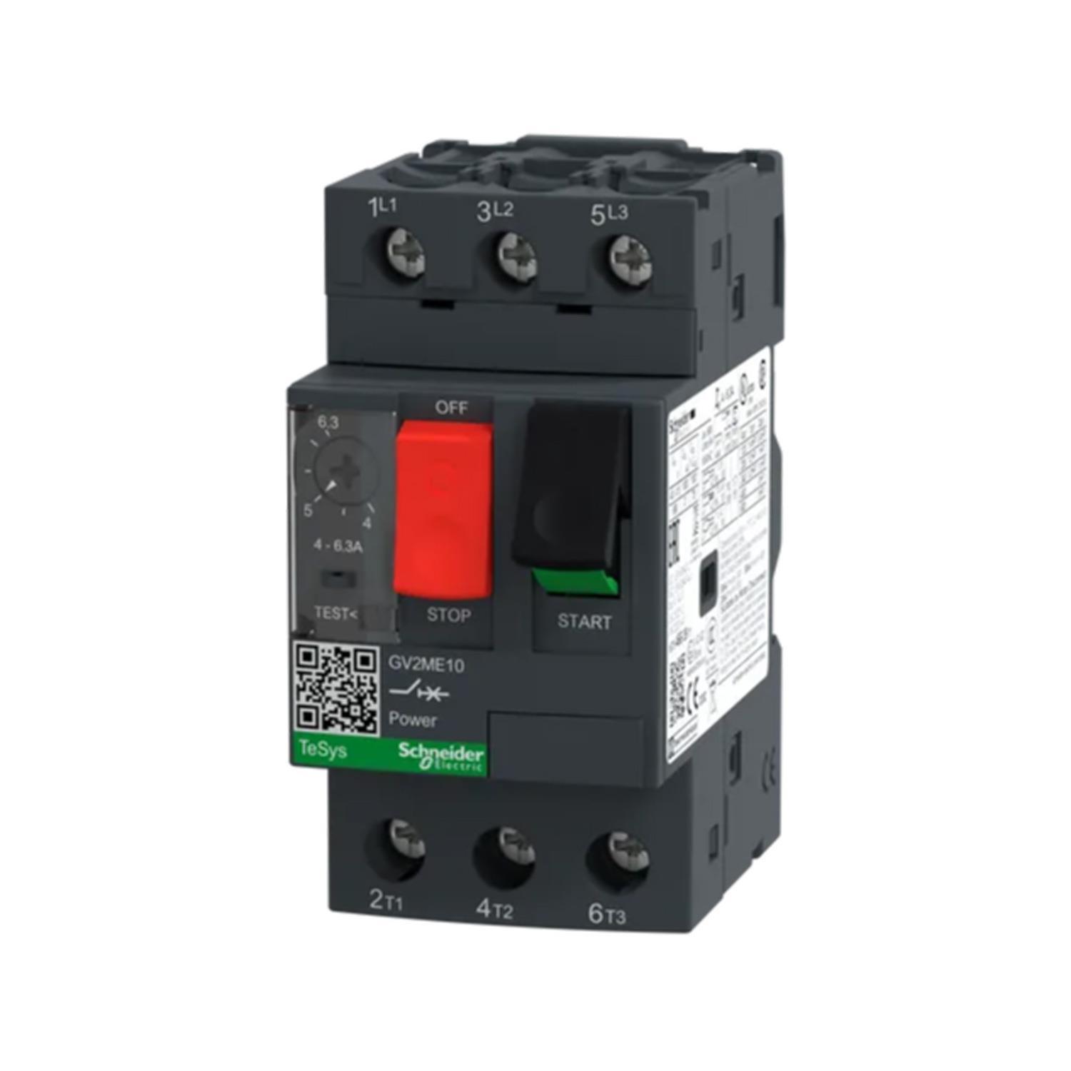 SCHNEIDER TESYS DECA GV2ME10 MOTOR KORUMA ŞALTERİ (4A-6,3A)