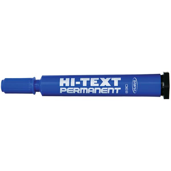 Hi-Text Markör Yuvarlak Uçlu Siyah 830Pb 12'li Paket