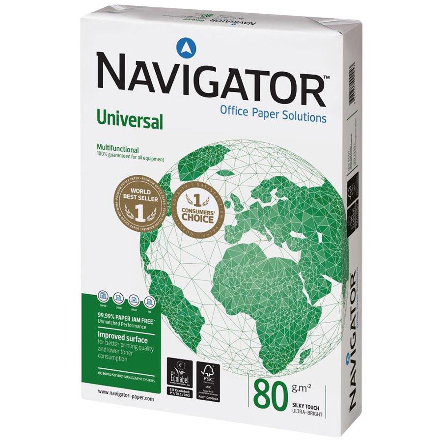 Navigator A4 Fotokopi Kağıdı 80 gr 1 Koli 5 Paket 2500 Sayfa