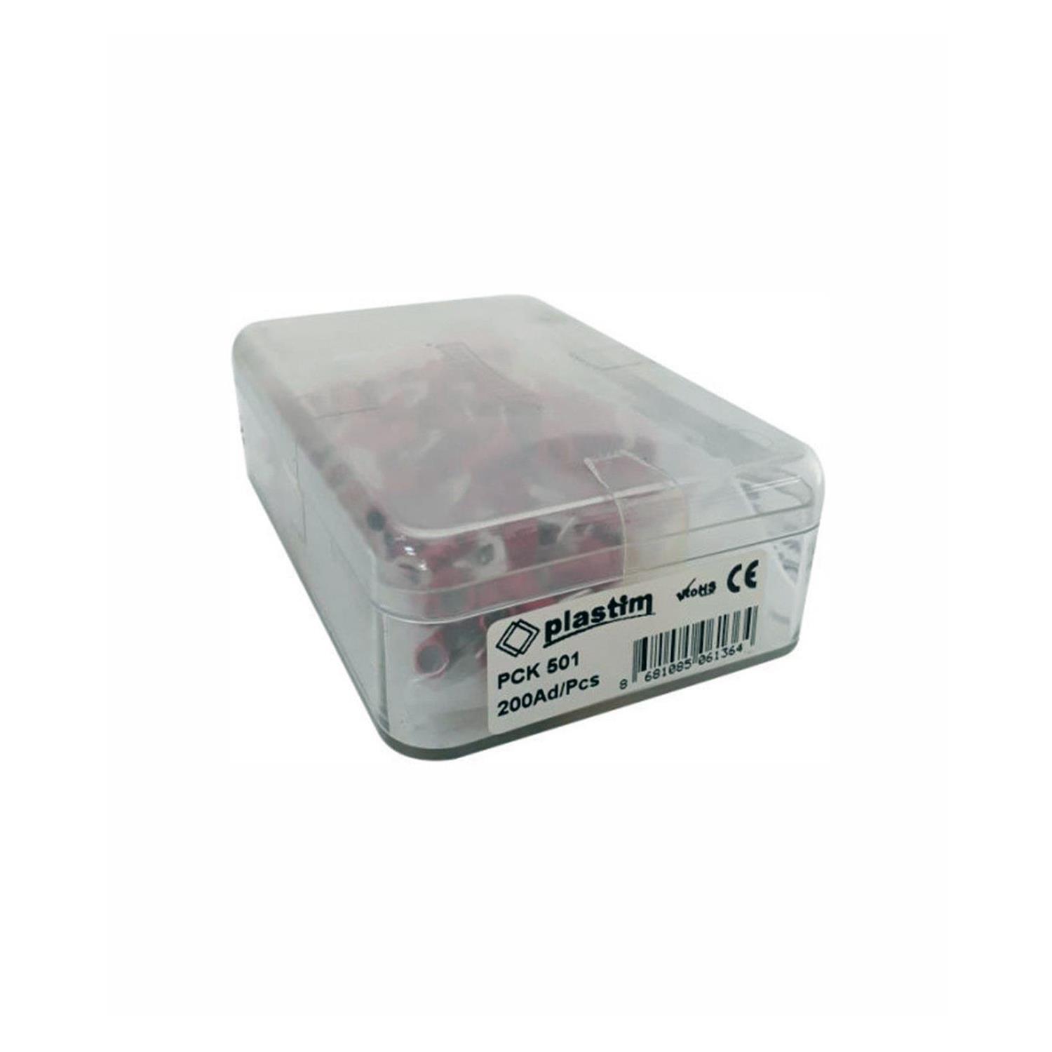 PLASTİM PCK-501 M5 ÇATAL TİP İZOLELİ KABLO UCU (0,50-1,50 MM) (200 ADET )