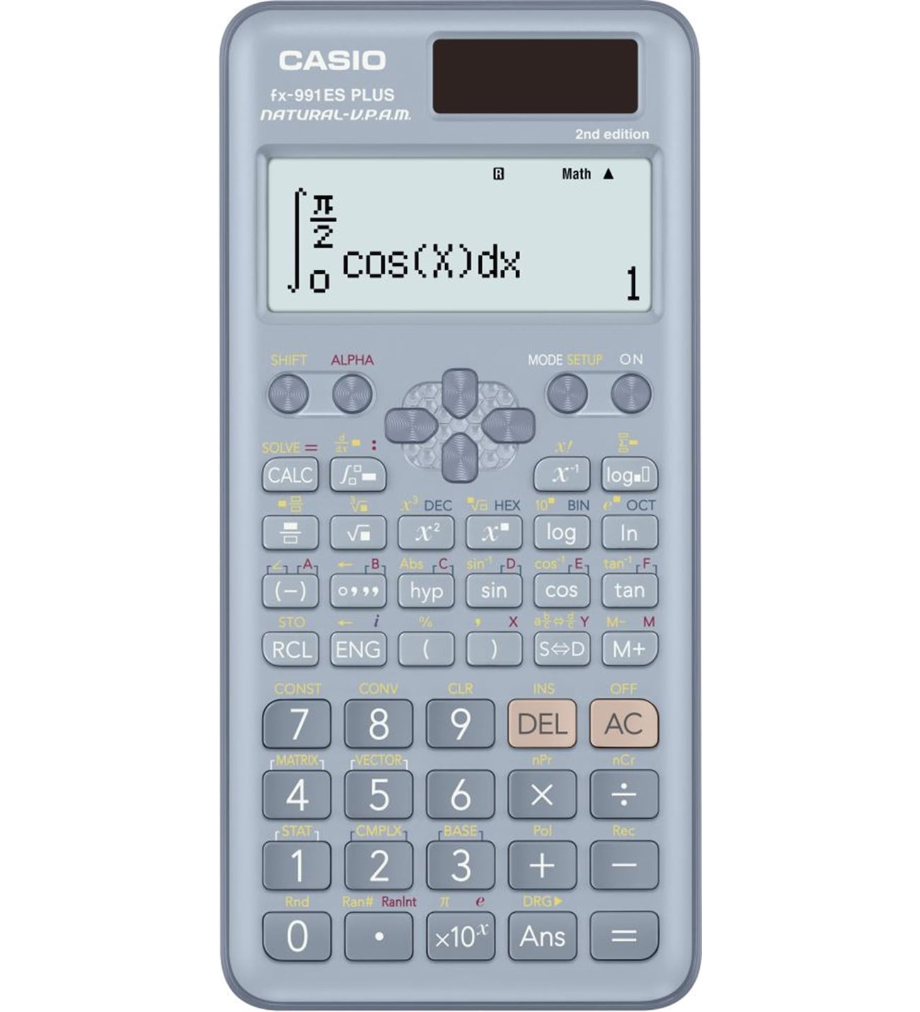 Casio FX-991ES Plus Mavi 2. Versiyon Bilimsel Fonksiyonlu Hesap Makinesi