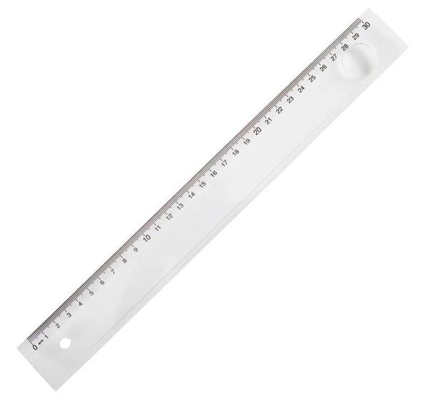 Hatas Mercekli Geniş Büro Cetveli 30 Cm 0161