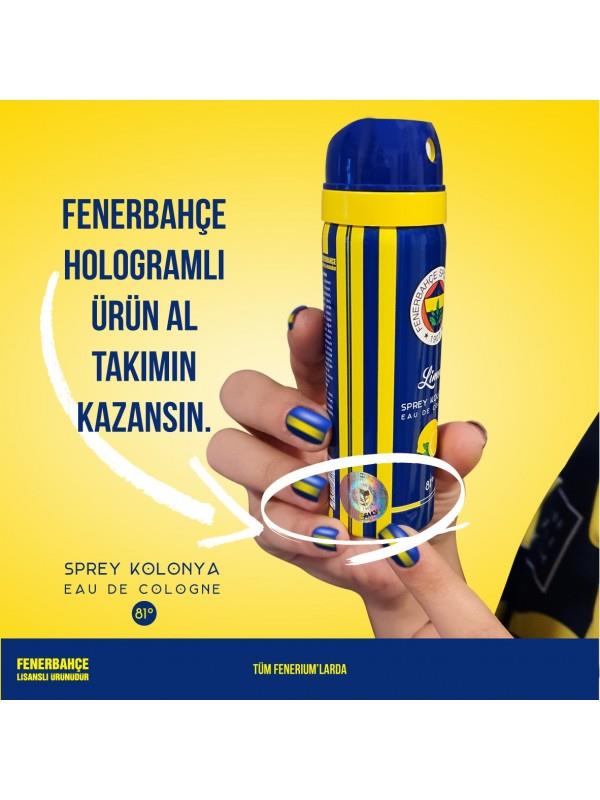 FENERBAHÇE SPREY LİMON KOLONYASI 81° - 50 ML