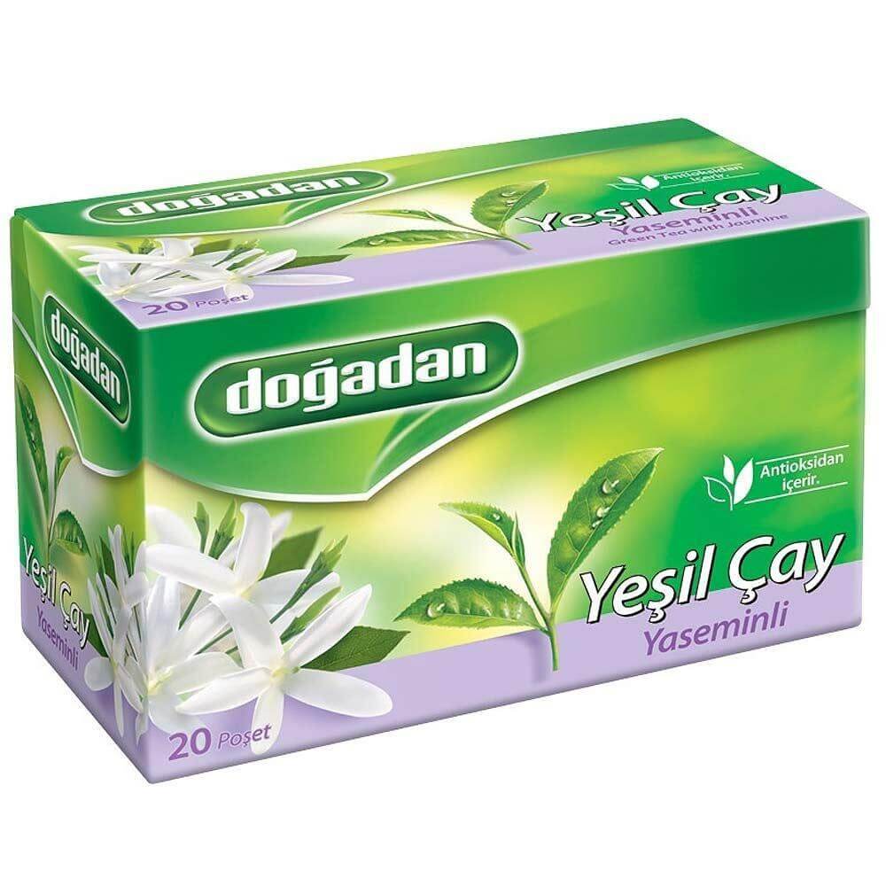 Doğadan Yeşil Çay Yaseminli 1,75 gr 20Li