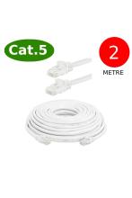 Tek İş Cat5 Network Internet Ethernet Bilgisayar Kablosu Rj45 Rj45 2 Mt Patch Kablo