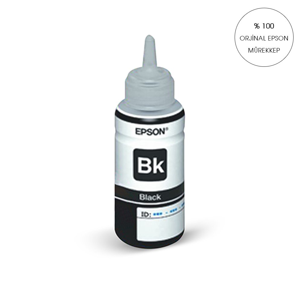 Photoink Siyah Epson L800 / L810 / L850 / L1800 İçin Ve 6 Renkli Tüm Epson Yazıcılar İçin 70 Ml. T6731 Mürekkep