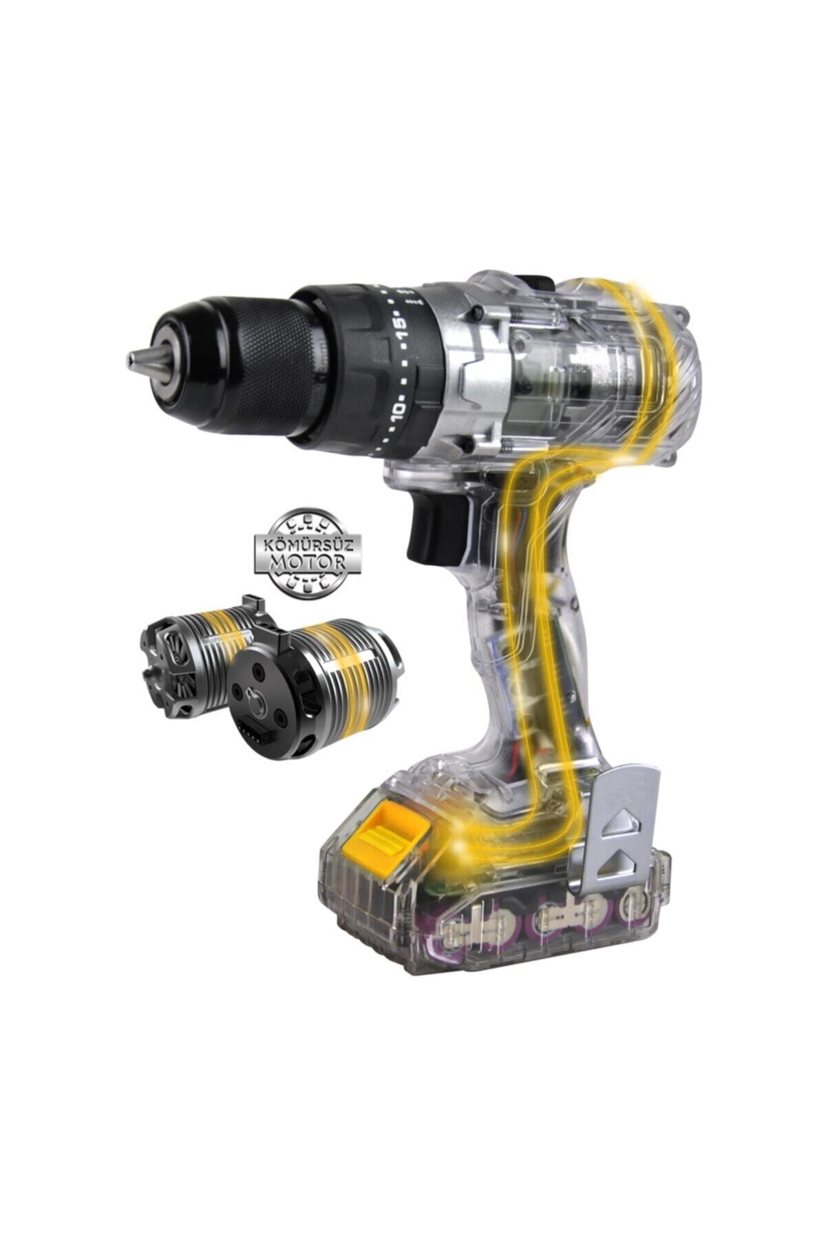 Rtrmax RTX2014B 18 V Kömürsüz Akülü Darbeli Matkap Solo