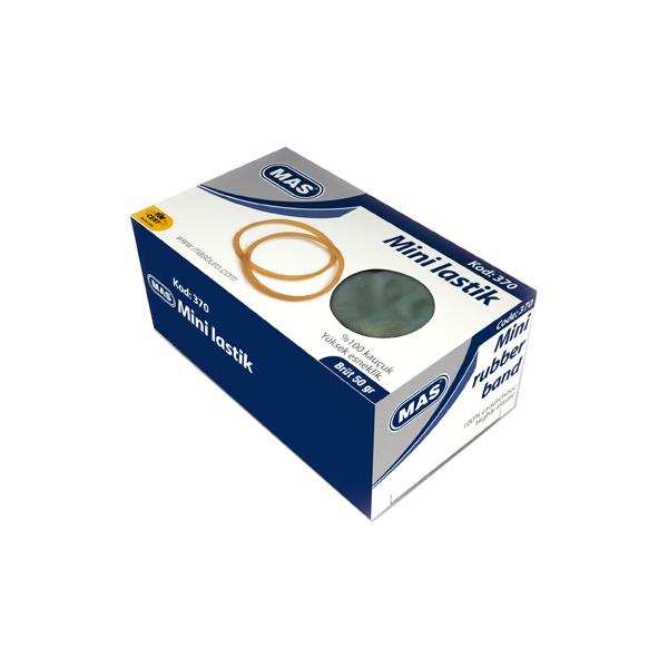 Mas 370 Ambalaj Lastik Kutu Mini %100 Kauçuk 50 gr 40 mm Çap