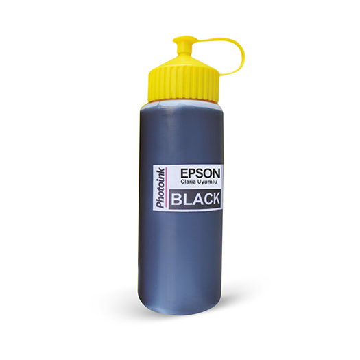 Photoink Epson T6641 Claria Ve L Serisi Yazıcılar İçin Uyumlu 500 Ml Siyah Mürekkep Photoınk Akıllı Mürekkep L100/110/200/210/220/ 300/310/355/455/550 /800/810/850/1300/1800/ L382/L386/L455/1455/L3050/L3060/L3070/L3050/L3060/L3070