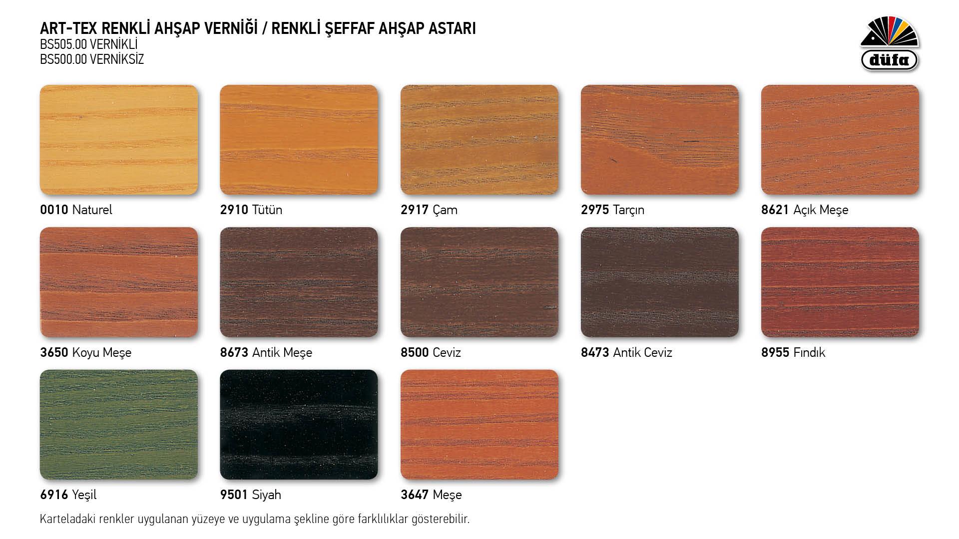 Düfa ART-TEX Renkli Ahşap Vernik 2.5 l 8500 CEVİZ