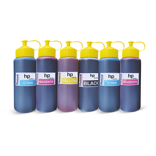 Photoink HP Serisi Yazıcılar İçin Vivera Uyumlu 6X500 Ml Mürekkep Seti Photoınk Akıllı Mürekkep - Gt5820/Gt5810/5820/HP 315/HP 415