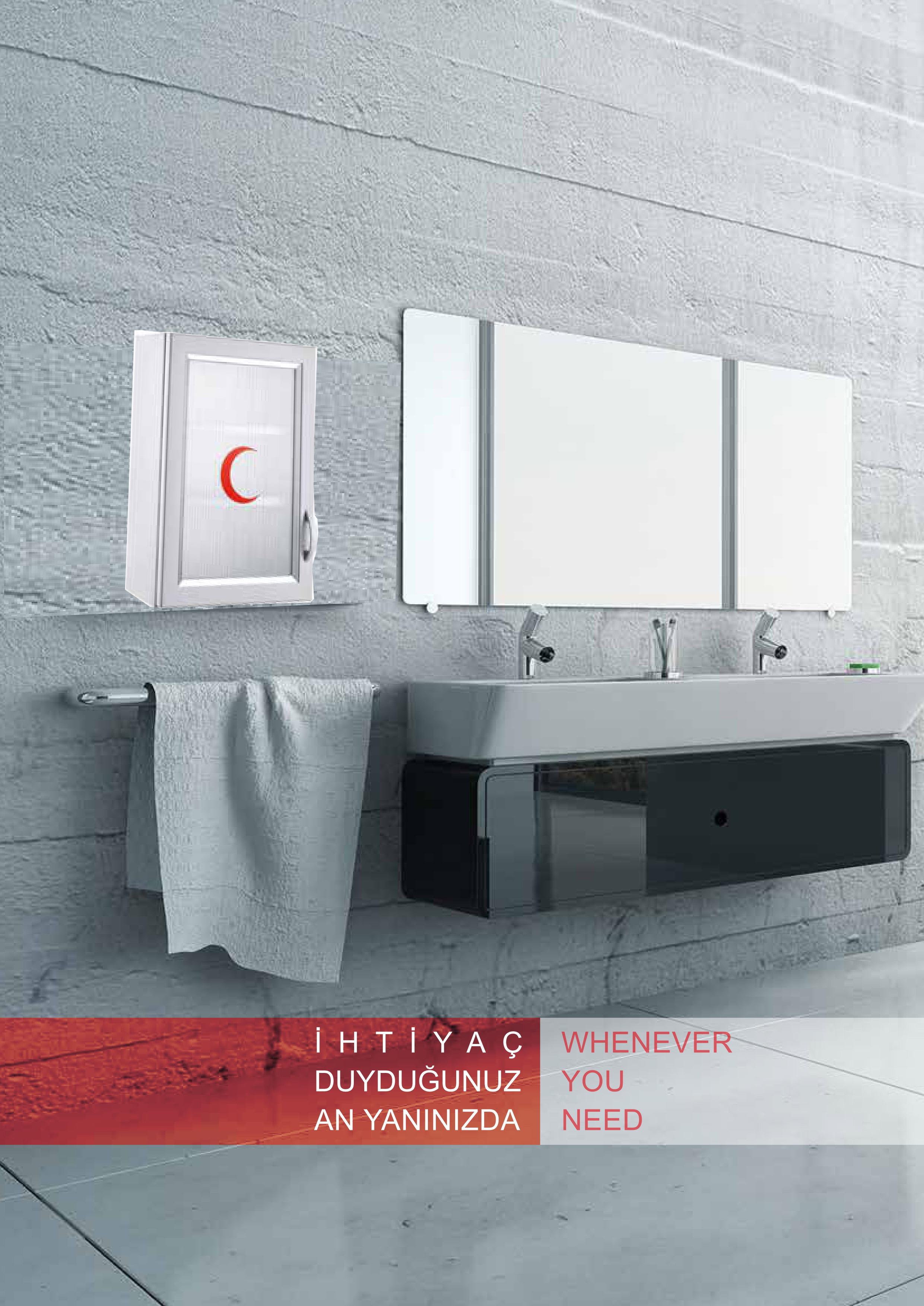 PVC İŞ YERİ İLK YARDIM ECZA DOLABI