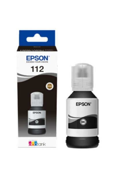 Epson T06C1 112 Black Siyah Şişe Mürekkep C13T06C14A